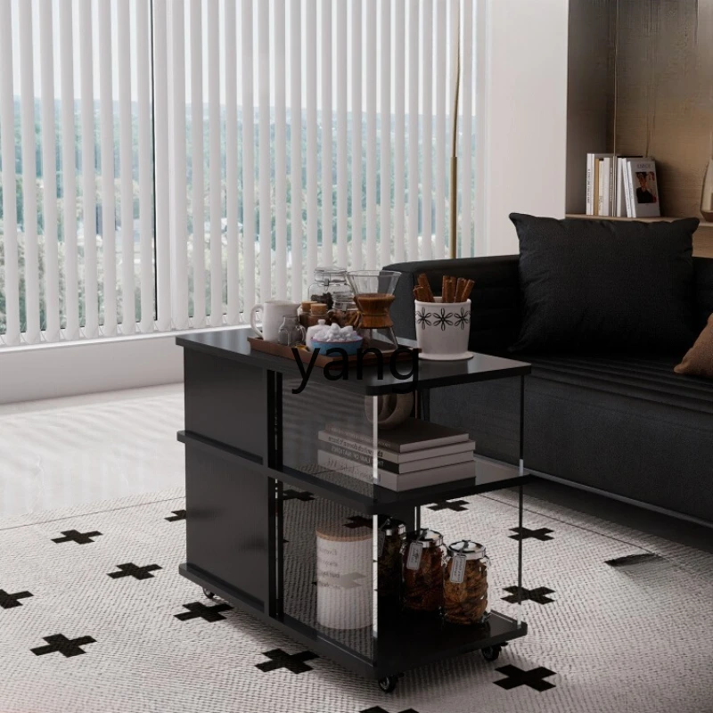 

Tgf modern minimalist creative trolley living room sofa side few retro trolley bedside table