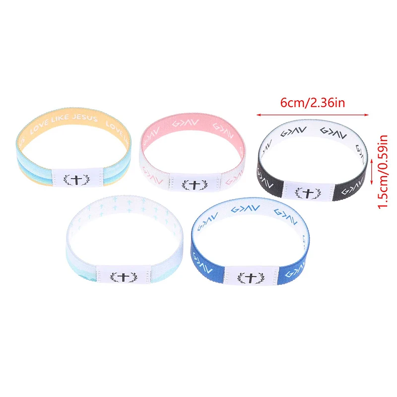 سوار آية الكتاب المقدس اليومي المسيحي مع سوار معصم مرن NFC RFID يمكن ارتداؤه سوار الكتاب المقدس الأساور الدينية #6