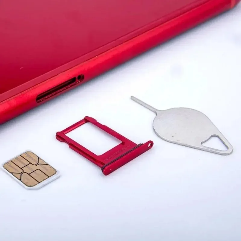 20 buah nampan kartu Sim penghilang pelepas kunci Pin alat pembuka baja tahan karat jarum terbuka untuk iPhone Samsung Xiaomi ponsel pintar baki kartu Sim Pin