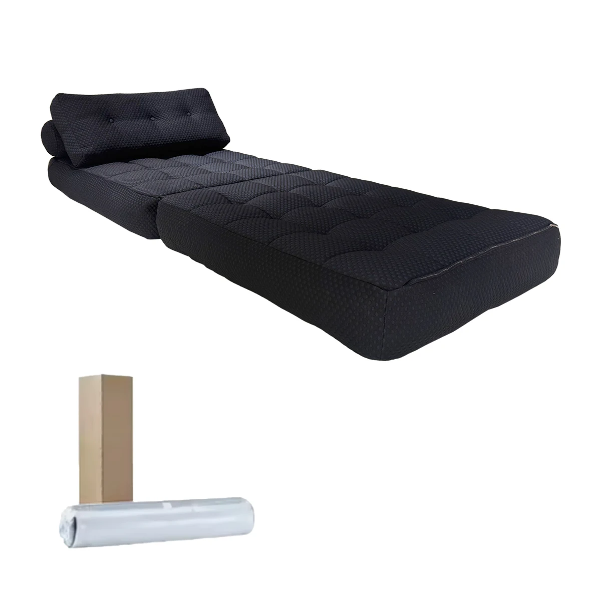 Coofull Modern Vacuum Compressed Sofa Bed Sectional Sofa Living Room Bedroom Recliner Lazy Sofa