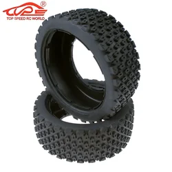 Rear on-road Tire Skin Set for 1/5 HPI ROFUN BAHA ROVAN KM BAJA 5T Truck Rc Car Parts