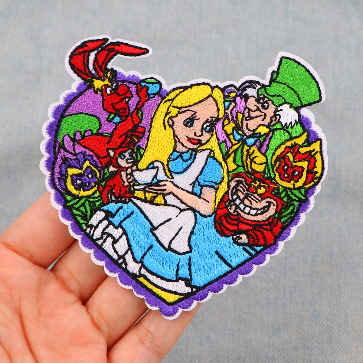 Animated Characters Patches for Clothing Iron on Embroidered Sew Applique Cute Patch Fabric Badge DIY Apparel Accessories