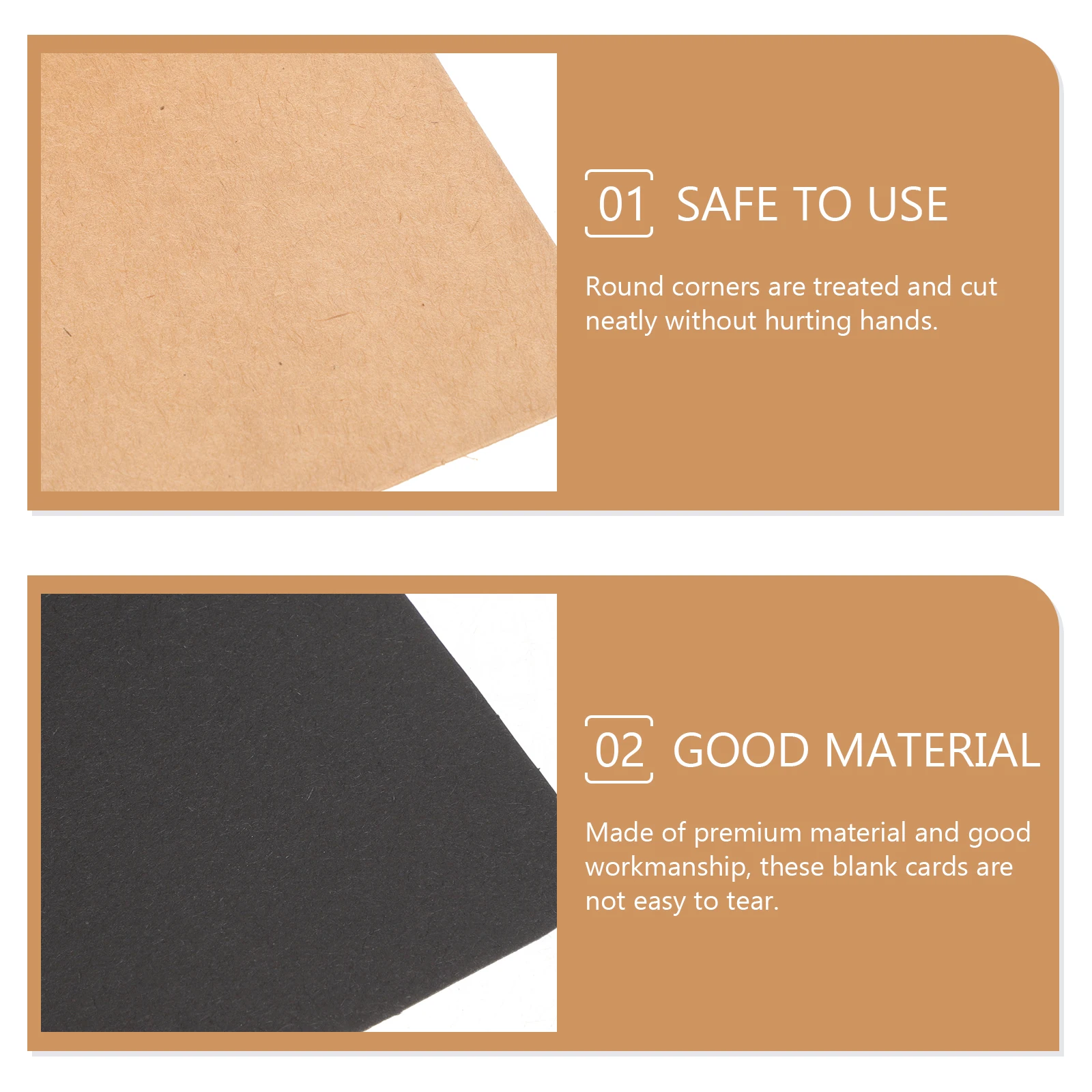 

50pcs Greeting Cards Kraft Paper Small Greeting Memo Cards Card Blank Blessing Memo Folding Message Small Envelopes
