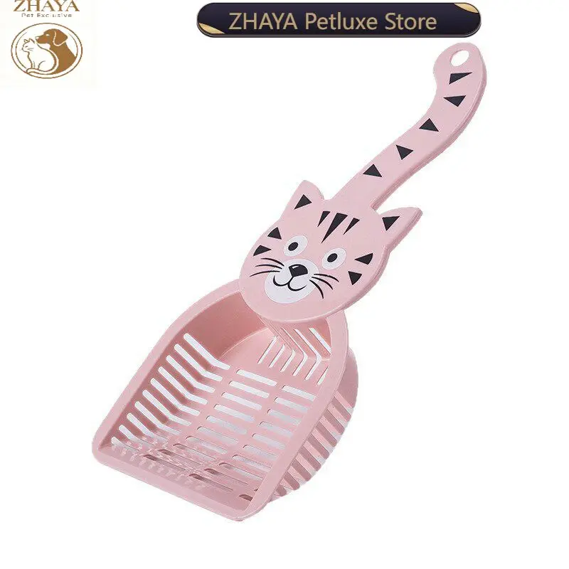 ZHAYA ZHAYA Cat Litter Scoop Cute Cat Shape Design Lightweight Plastic Pet Waste Shovel Box Cleaning Tool - Aliexpress Deal