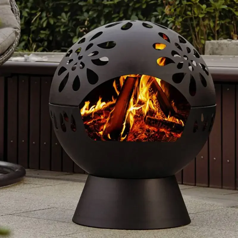 

Outdoor Craftsman patio heating stove household indoor firewood charcoal bonfire grill stove Winter patio garden grill fire