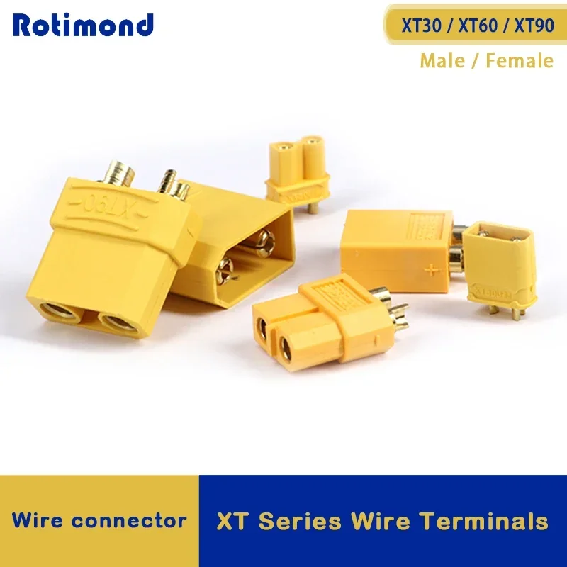 

XT30U XT60 XT90 Male Female Bullet Connectors Plugs For RC Lipo Battery Quadcopter Multicopter For Aircraft Accessories Parts