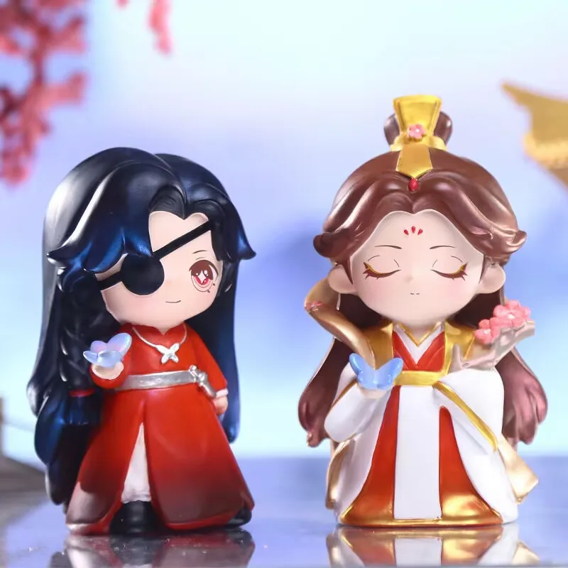 Figura sin asáneo "Bendición oficial celestial", lindo gabinete de escritorio para chica mascota, artículo decorativo, juego de moda Xie Lian Hua Cheng