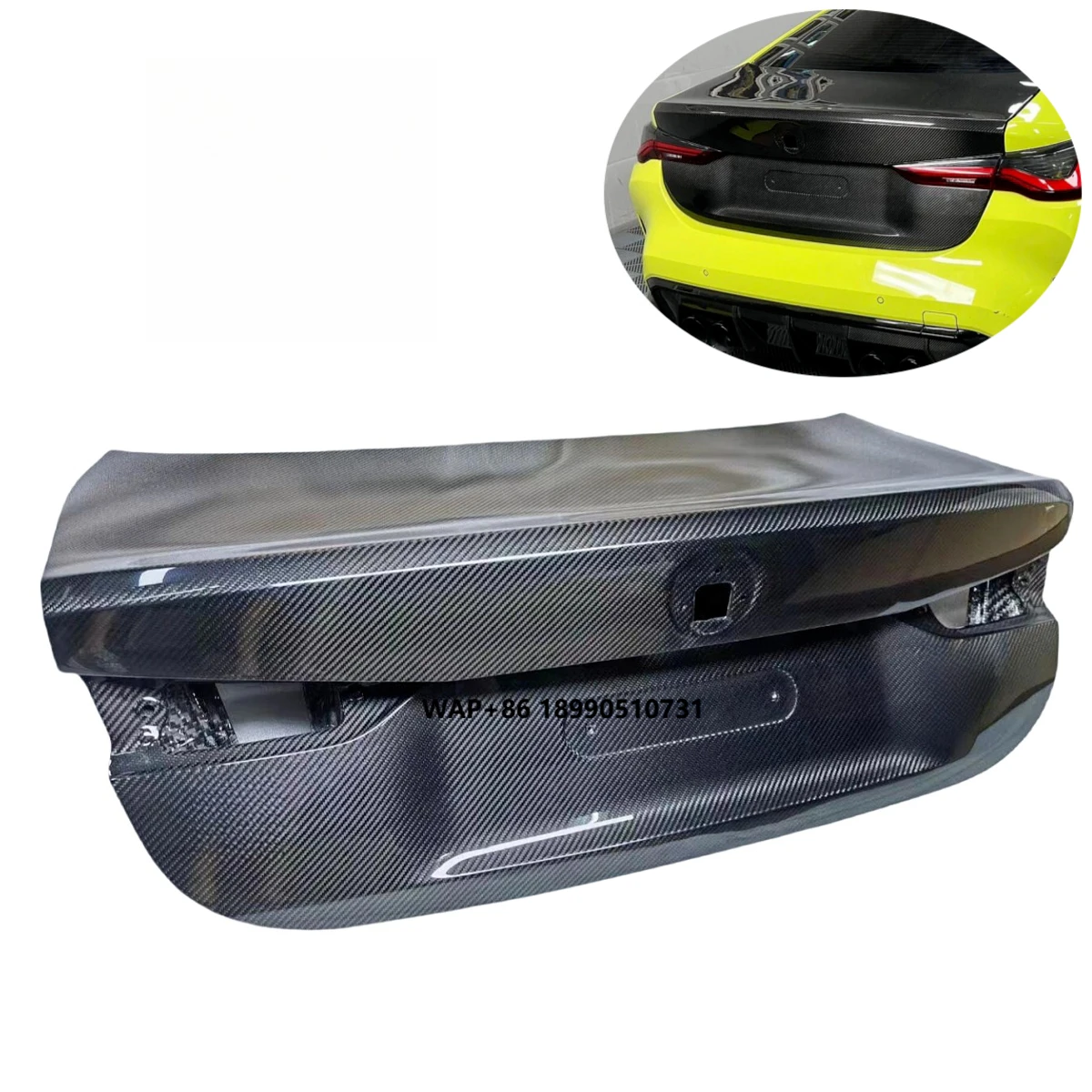 

OEM Style Dry Carbon Fiber Rear Trunk Lid for G82 M4 G22 430i M440i M Sport Sedan