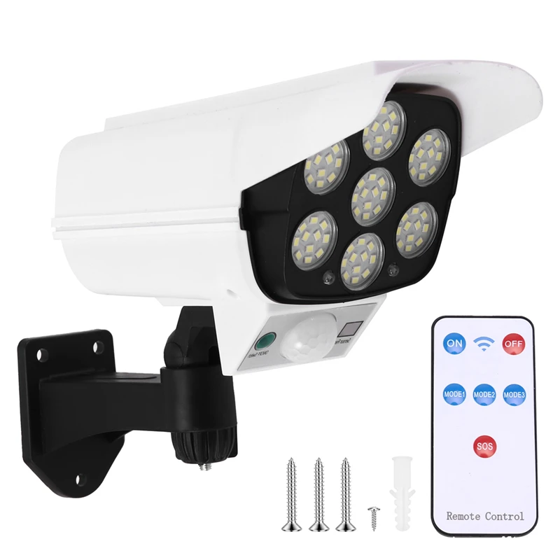 

Solar Simulation Monitoring Light Camera Human Body Sensor Light Outdoor Home Garden Wall Light