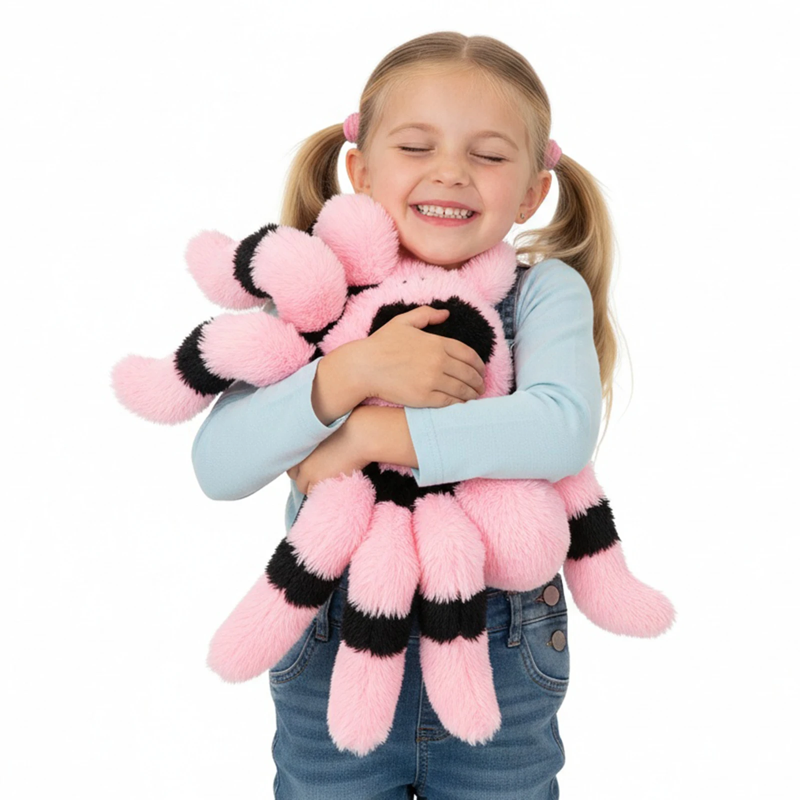 

Плюшевая игрушка-паук розового цвета 114 см, новинка 2026 года, аниме-атрибутика, мягкая кукла для коллекции, украшение для комнаты, игрушка, подарок на день рождения для детей