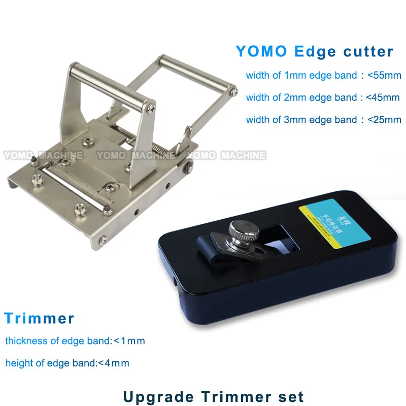 Manual Edge End Cutter PVC Edge Band Double Edge Trimmer Woodworking Tools Wood Head and Tail Trimming for Plastic PVC Plywood