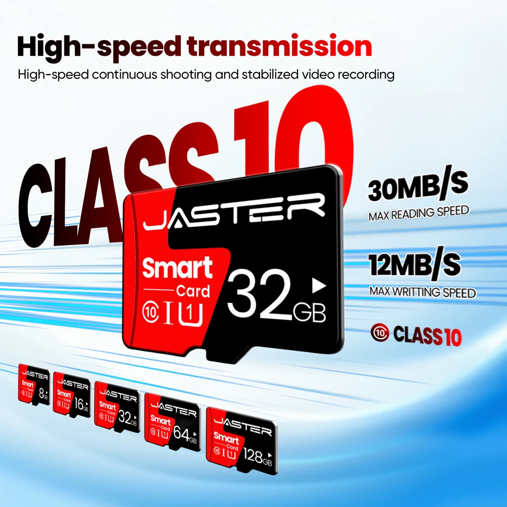 SHANDIAN Kırmızı TF Akıllı SD Araba CD Çalar Bellek Kapasitesi Genişletme 8 GB 16 GB 32 GB 64 GB 128 GB Ücretsiz Hediye SD Kart Adaptörü ile