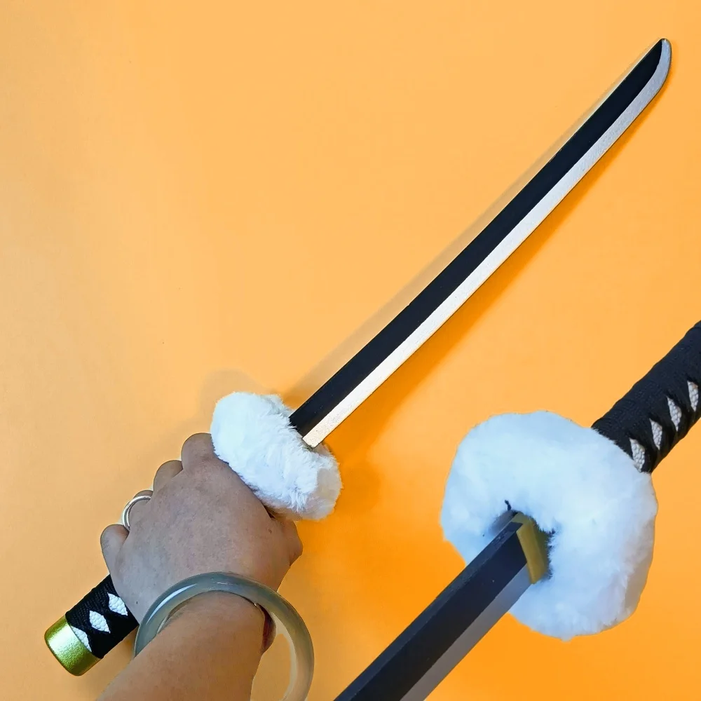 16 بوصة رورونوا زورو كاتانا الأصلي الساموراي صابر أنيمي تأثيري الدعامة السيف الحقيقي كاتانا النينجا شفرة السيف سكين لعبة غير حادة هدية