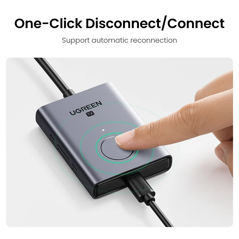 UGREEN ワイヤレス HDMI エクステンダー キット、5G 50M ビデオ送信機