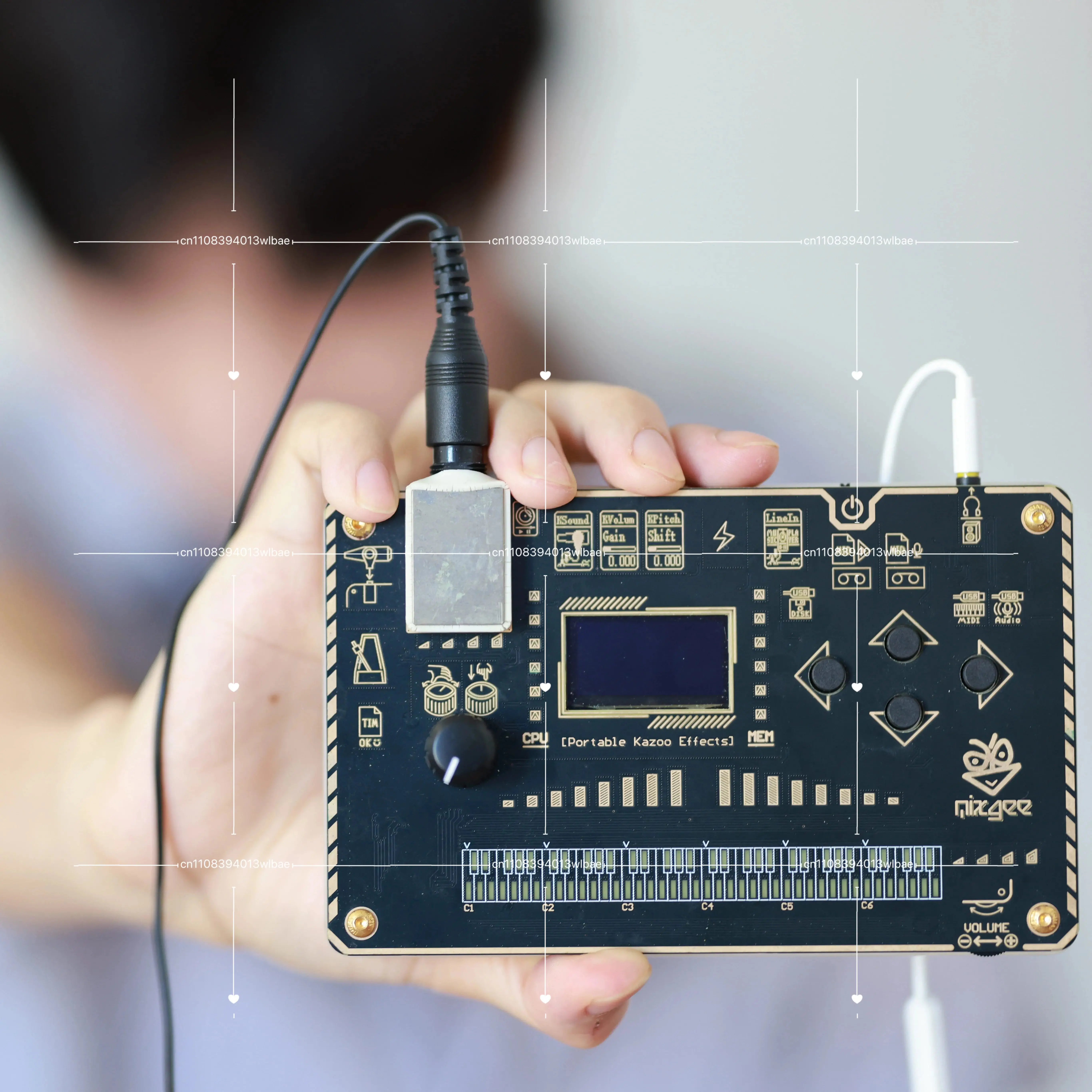 

Electric Card, Zudi Effect Device, No Need To Learn To Listen To Musical Instruments, Synthesizer, Electric Wind, Comprehensive