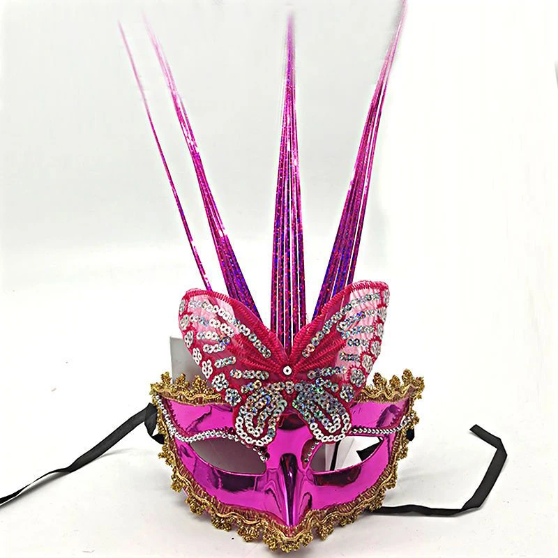 Butterfly Sequins Cool Princess Women Masquerade Masks Shining Fashion Party Gathering Halloween Easter Cosplay Dance Festival