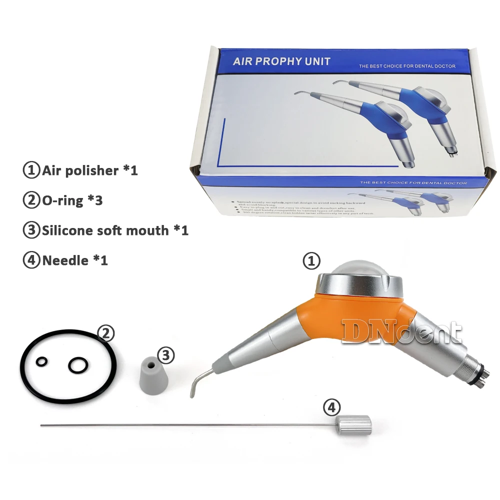 2/4 otwory Easy Jet Dental Air Prophy wybielanie polerka doustny pistolet do piaskowania higiena polerowanie narzędzie stomatologiczne