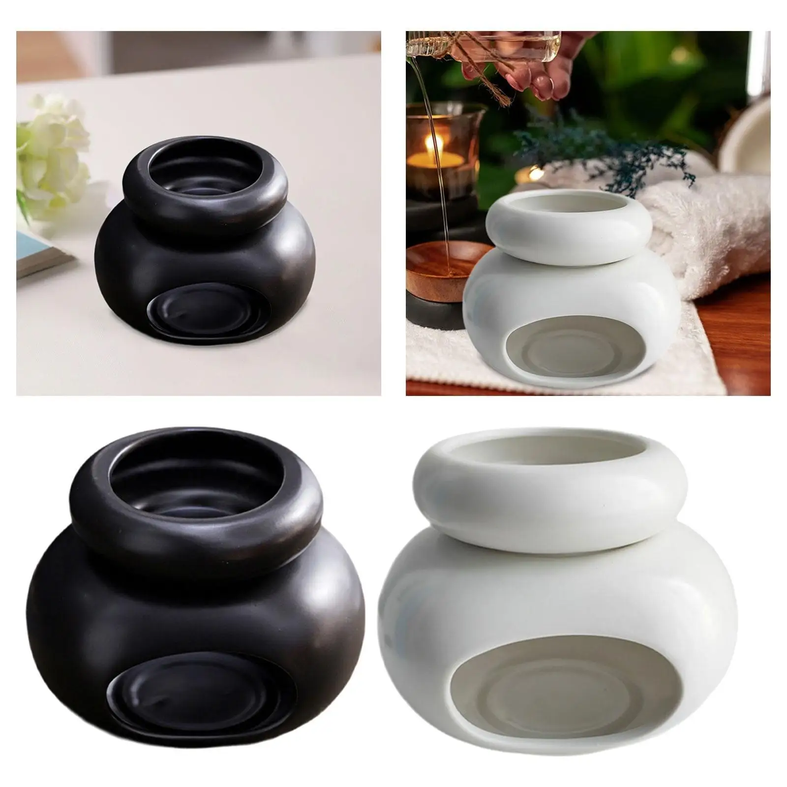 Aroma Burner Decorative Wax Melt Burner for Holiday SPA Housewarming Gift