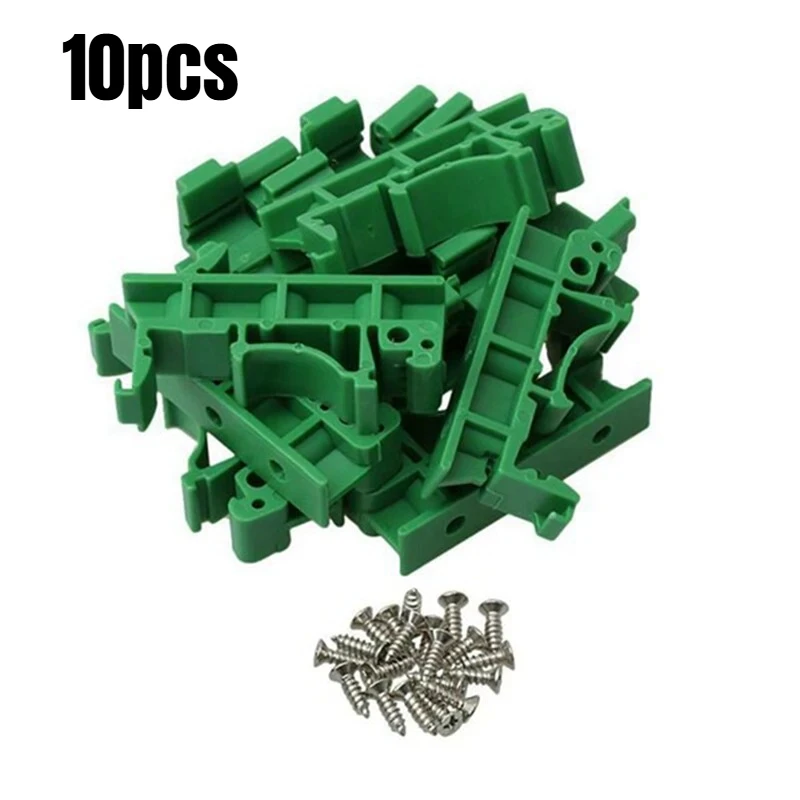 2-10 Set DRG-01 PCB for DIN 35 Rail Mount Mounting Support Adapter Circuit Board Bracket Holder Carrier Clips Connectors-A22U