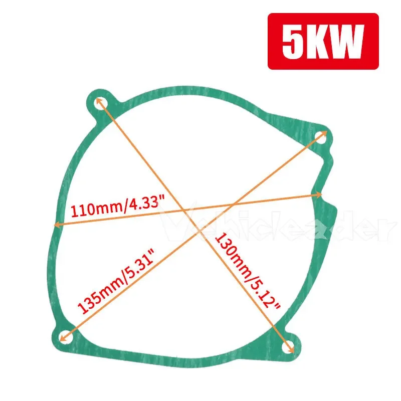 1/5/10 pz/lotto 2KW 5KW Camion Da Campeggio Cabina Riscaldatore Diesel Ventilatore Ventola Guarnizioni Motore Per Eberspacher Airtronic D2/D4/D4S