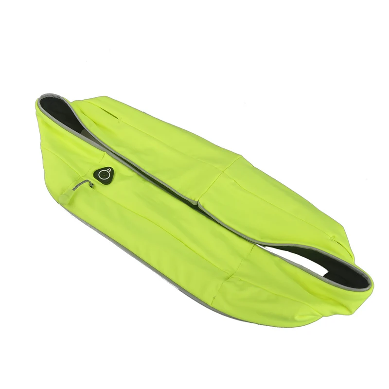 Marathon-Laufgürtel für Mobiltelefone Unisex Sporttaschen Fitness-Gürtel Hüfttasche Radfahren Joggen Reflektierender Streifen Gürteltasche – Detail 9