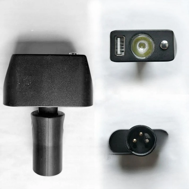 

Electric Wheelchair Light Universal Controller Adjustable Angle with 3 Pin Head USB Charging LED Wheelchair Lighting Controller