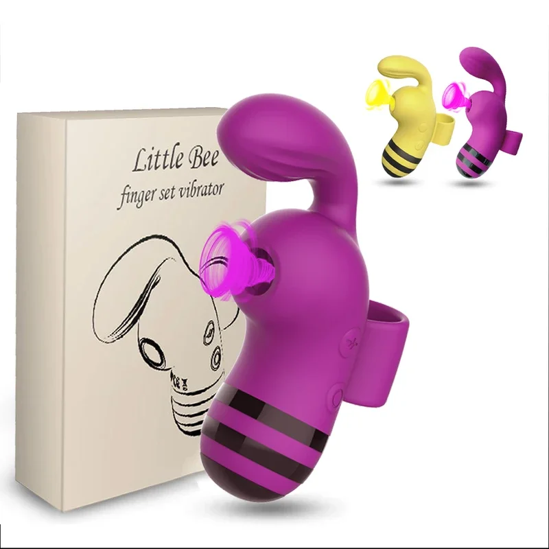 Bee vibrators G-spot clitoral stimulator sucking adult sex toys rechargeable nipple sucks female masturbation masturbator