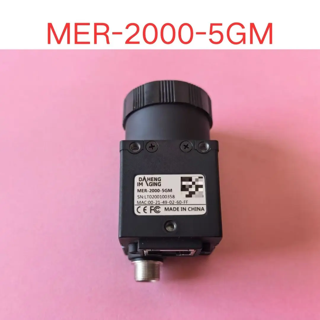Second-hand test OK MER-2000-5GM industrial camera Fast delivery