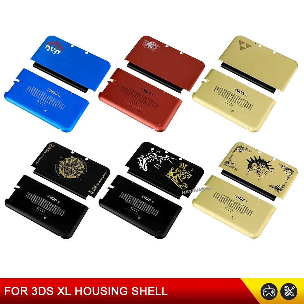 Nouveau couvercle de plaque frontale supérieure et inférieure de remplacement pour Nintend 3DSXL 3DS LL XL, boîtier de Console, coque A & E, livraison directe