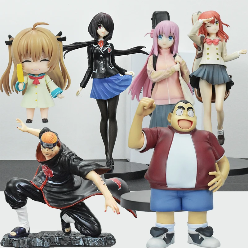 

Anime Yamada Ryo Bocchi The Rock Figure Guitar Girl Series Hitori Gotoh Figure Action Naruto Pain Statue #2616 Atri Figurine Toy