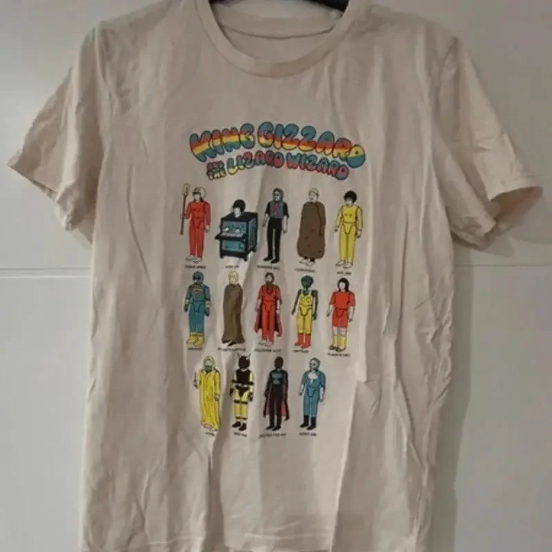 King Gizzard And the Lizard Wizard T Shirt Rare Indie Rock Band Merch Size S