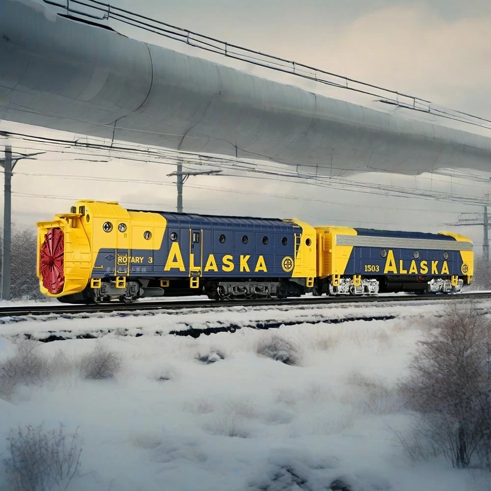 HO 1/87 回転式除雪車付きおもちゃの電車とF7b動力装置シミュレーターモデル電車、塗装デザイン、男の子向けおもちゃギフト