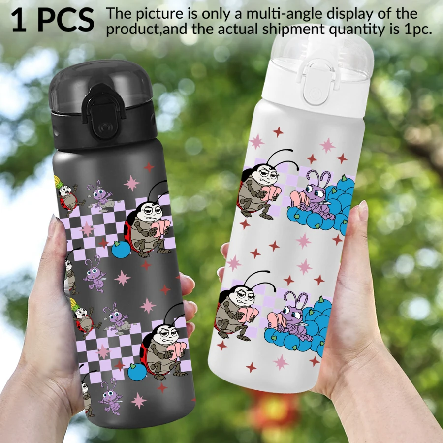 1Pc Disney, Monster Power Company pattern 26oz plastic water bottle, outdoor sports water cup birthday/back to school gift