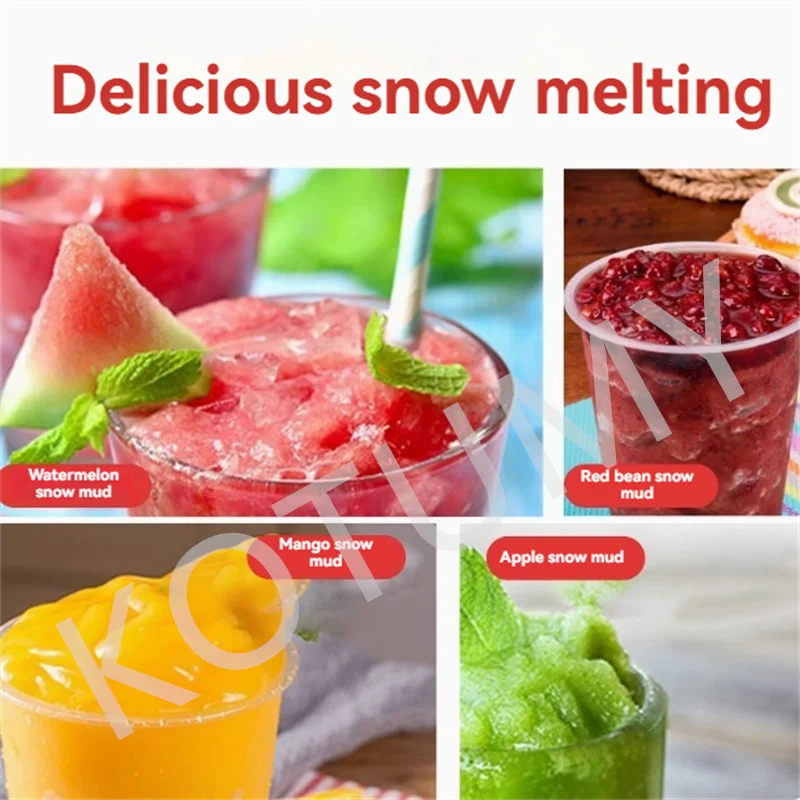 Commercial Snow Mud Machine 2*12L Frozen Beverage Smoothies 950W Snow Mud Machine Made Tool