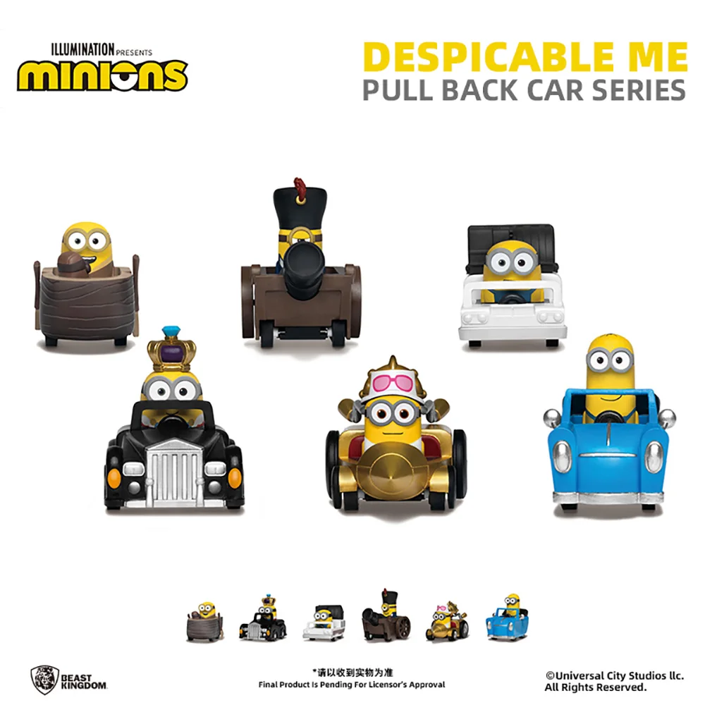 Beast Kingdom Minions Blind Box Adventure Dolls Unieke ontwerpen Trendy tasornamenten voor fans en koppels Creatief kerstcadeau