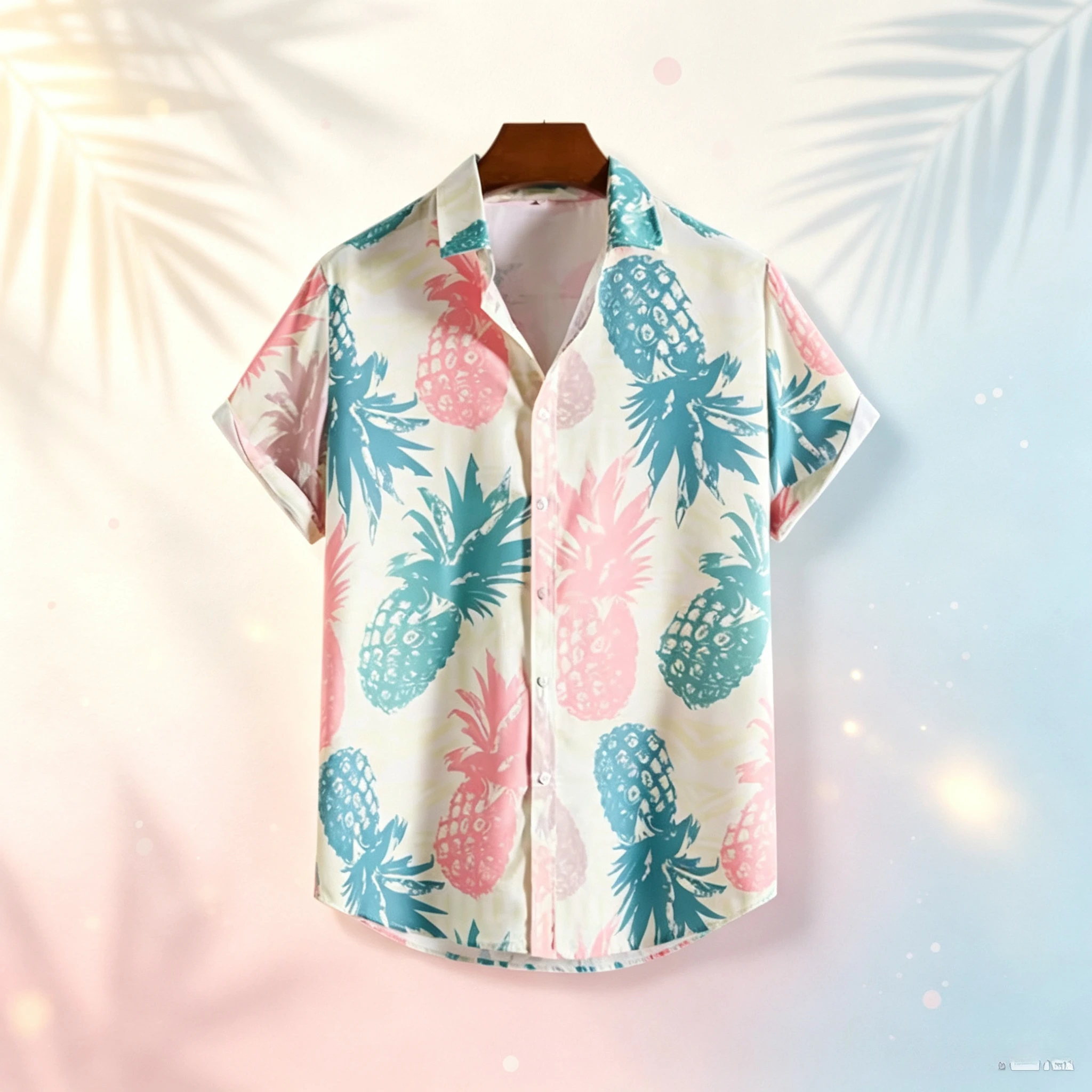 Summer Vacation Clothing Men - Camicie in stile dipinto a olio