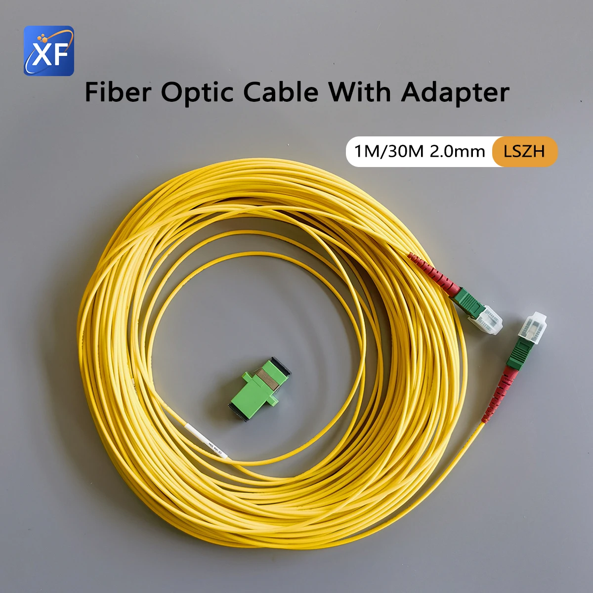 

Cable Fibra Optica 1M/30M SC/APC To SC/APC 2.0mm LSZH Indoor Extension Cable Simplex Convert Patch Cord Fiber Optic Cable
