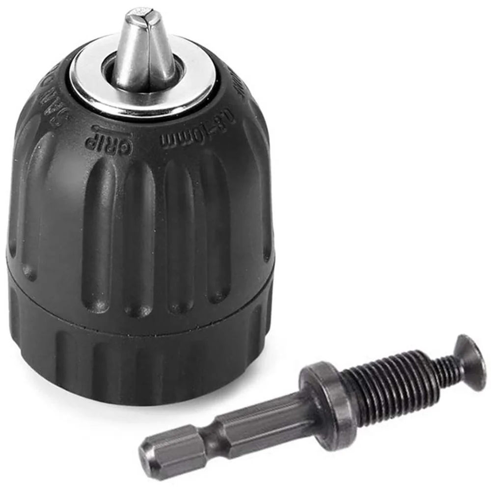 STONEGO Bezkluczykowy uchwyt wiertarski z gwintem 3/8 "- 24UNF, adapter szybkiej wymiany, trzpień sześciokątny 1/4 cala — zdjęcie 4