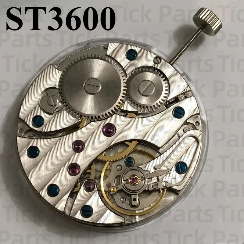 New Seagull ST3600 Mechanical Movement ST36 China Original Watch Men ETA 6497 Hand Wind 17 Jewels Watch Case Fit Repair Part