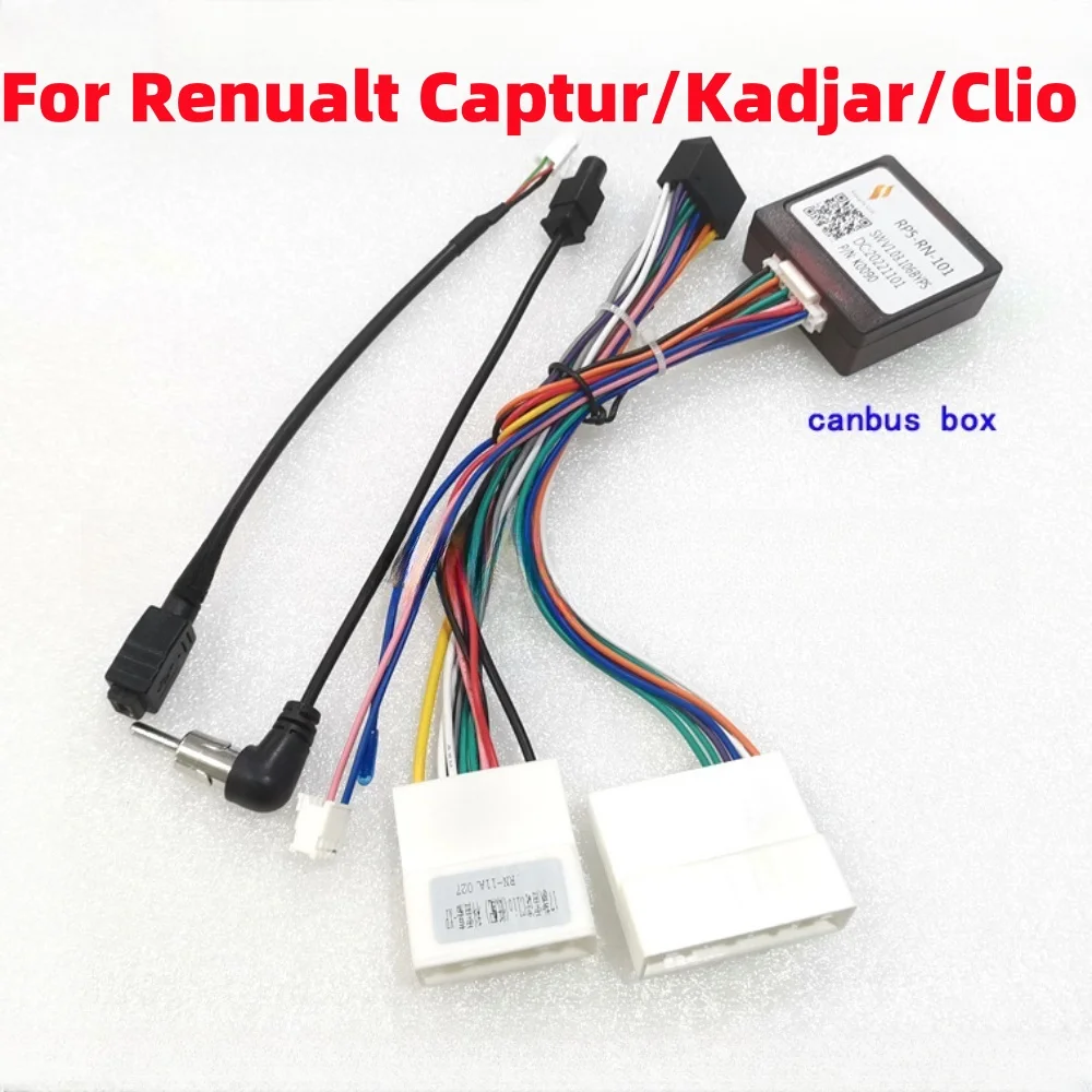 Simple Canbus Box Rp5-RN-101 For Renault Captur/Clio4 /Kadjar (Low Version) Car Radio Wiring Harness Cable Android Multimedia