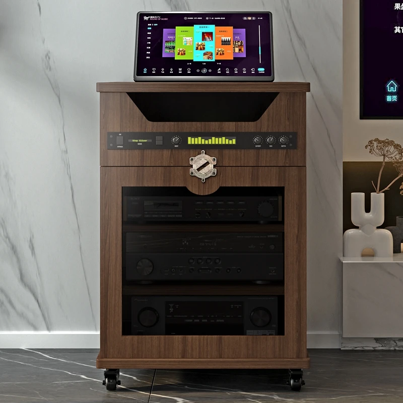 Gram solid wood multilayer board power amplifier cabinet stage equipment audio and video aviation