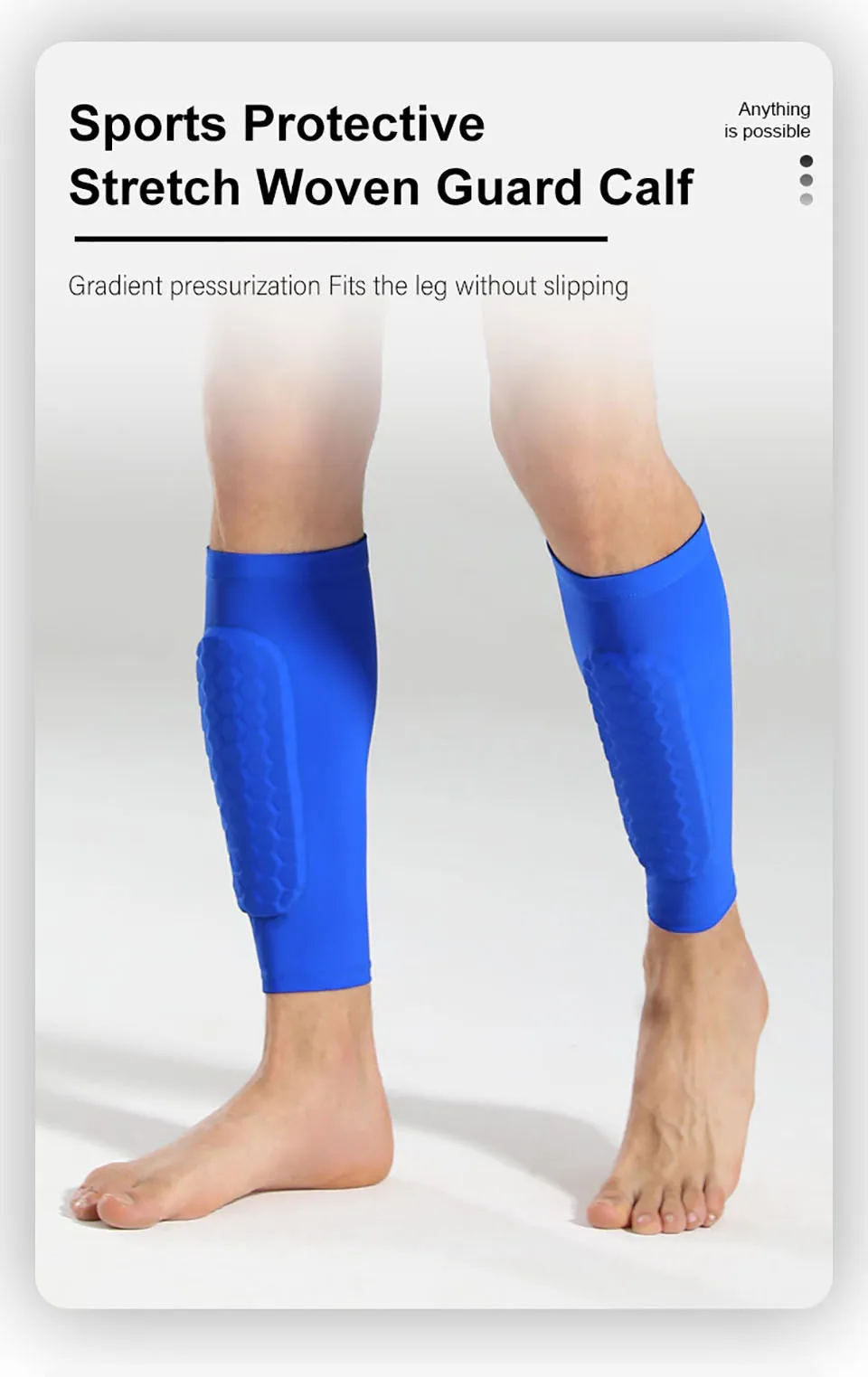 Loogdeel Honeycomb Fußball Schienbeinschoner Fußballschilde Sport Legging Schienbeinschoner Beinmanschetten Schutzausrüstung Schaftschutz – Detail 1