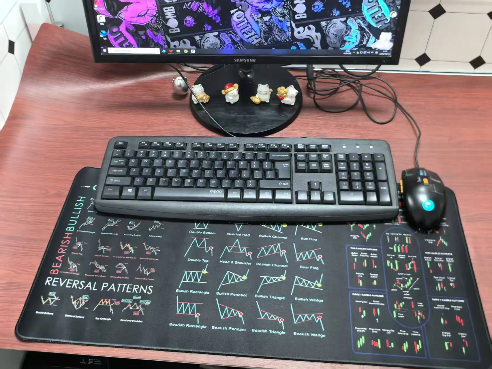 Alfombrilla de ratón para comercio en el mercado de valores, alfombrilla grande XXL para ratón, alfombrilla de escritorio para Gamer, accesorios para escritorio de oficina en casa, alfombrilla para ratón, alfombrilla para juegos y Pc