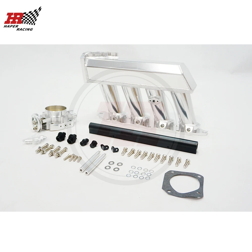 

HP RACING Aluminum 70mm throttle body Billet intake manifold for H onda B16 B18