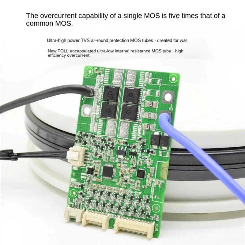 Built-In Bluetooth Smart 10-17 Series Lithium Battery Protection Board 40A Ternary Same Port Protection Board-Y41A