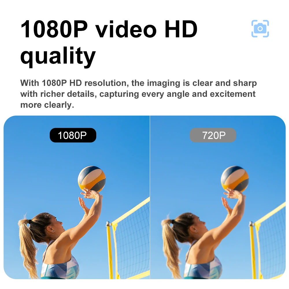 Ourlife A800 كاميرا صغيرة 1080P واي فاي كاميرا مراقبة للمنزل الذكي مراقب كاميرات الفيديو كاميرا مراقبة فيديو مع تتبع الحركة