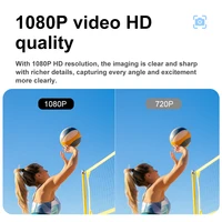 Caméra de sécurité intelligente WiFi Ourlife HD Mini, caméra de surveillance domestique, caméscope avec suivi de mouvement 4