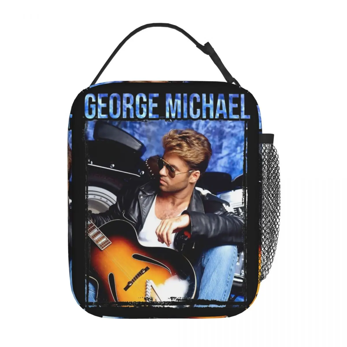 George Live-George Michael isolado lancheira, recipiente de alimento, reutilizável, refrigerador térmico, lancheira para piquenique