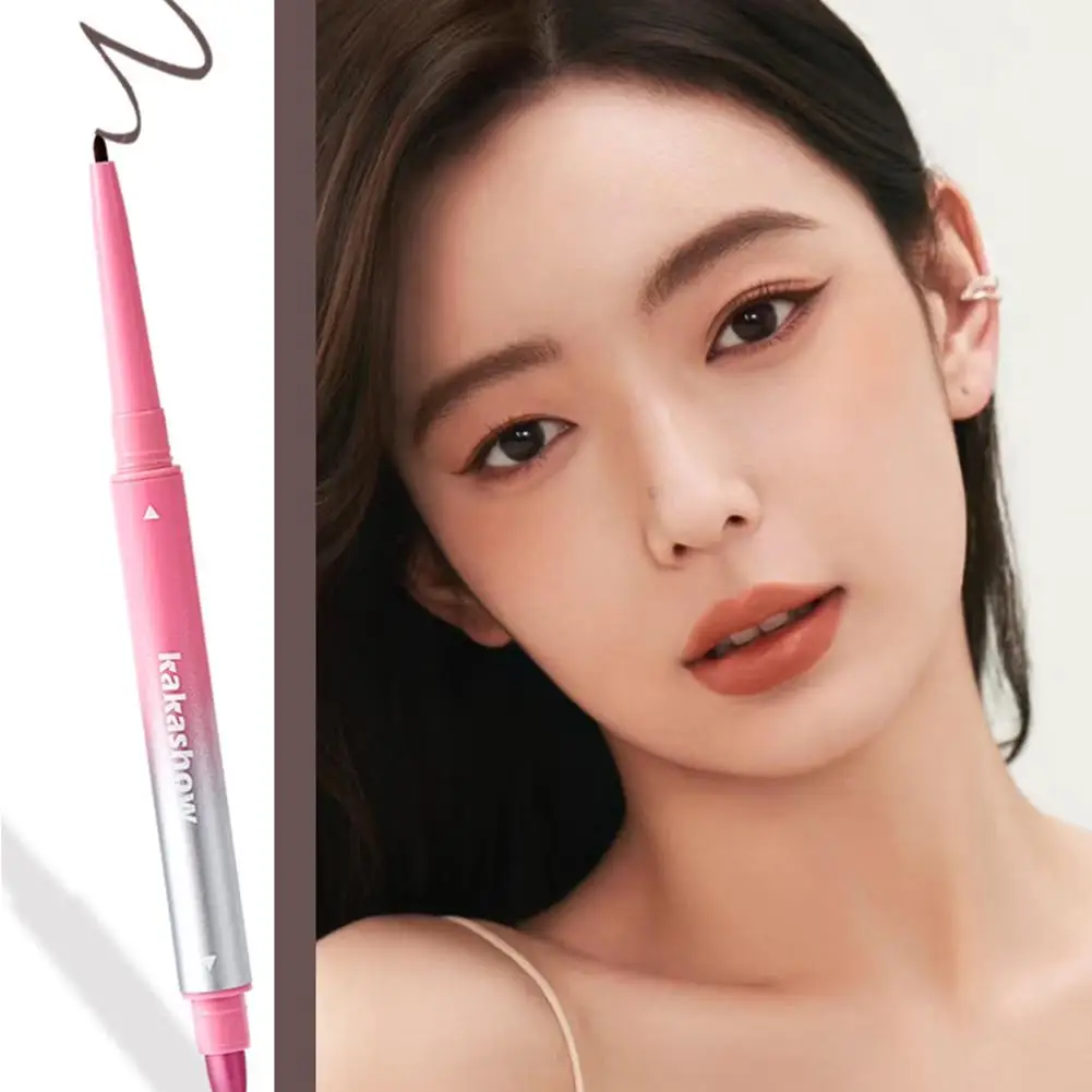 1 szt. Eyeliner, kredka do brwi, pisak do konturowania, długotrwały, wodoodporny, kosmetyki, eyeliner, kredka do makijażu, pisak do ust, zestaw.