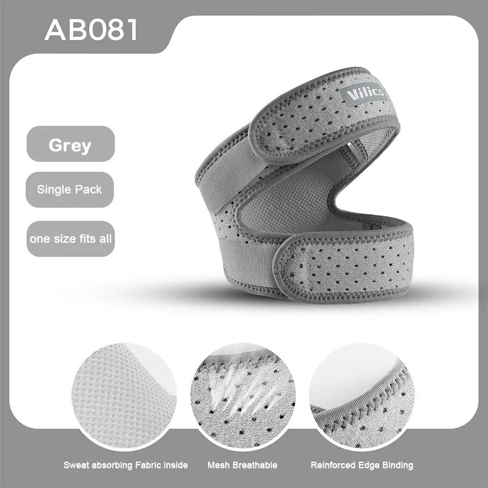 1PC Adjustable Strap Patellar Tendon Band Breathable Support Compression Wrap Knee Compression Wrap Patellar Tendonitis